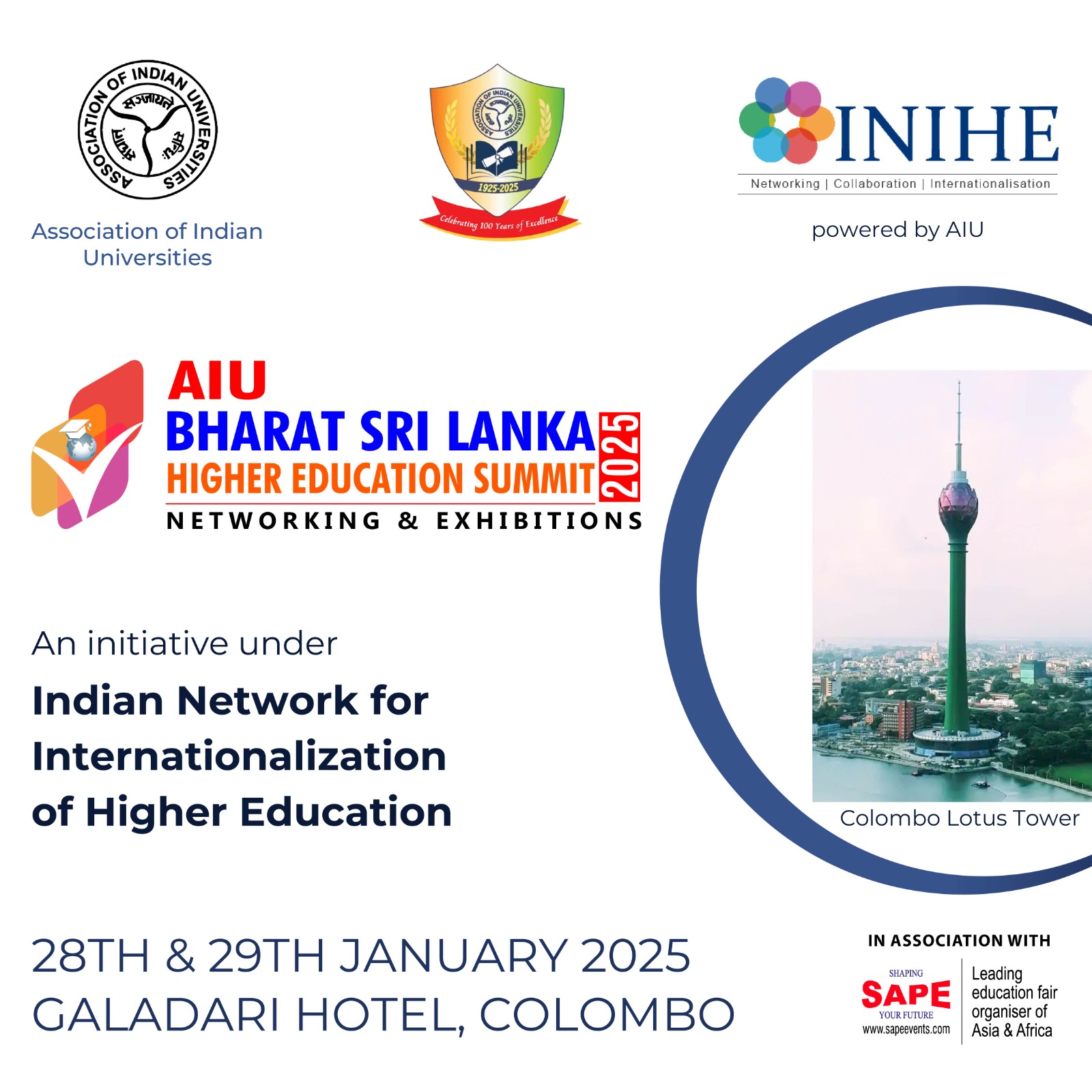 BHARAT SRI LANKA HIGHER EDUCATION SUMMIT COOLOMBO